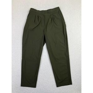 lululemon athletica Olive Green Tapered Lounge Trousers